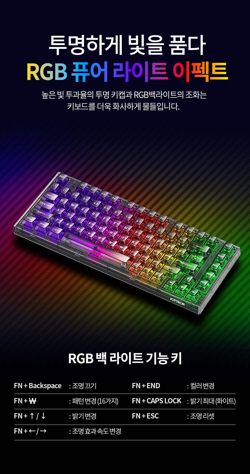 주)조이트론 - 게이밍 & 음향 전문 브랜드